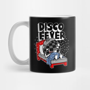 Disco Fever Funny Music Vintage Retro 70's Cartoon Meme Mug